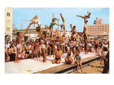 Venice Beach Acrobatics, Retro Posters