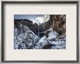 Waterfalls at Midnight Framed Photographic Print by Trey Ratcliff