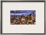 Five Minutes of Light in Houston Framed Photographic Print by Trey Ratcliff