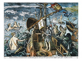 Christopher Columbus Giclee Print by Adrianus Collaert