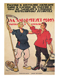 Russia: Soviet Poster, 1920 Giclee Print by Alexander Aspit