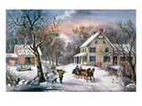 Homestead Winter, 1868 Giclee Print by Currier & Ives 