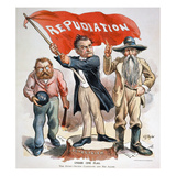 Free Silver Cartoon, 1896 Giclee Print by C. Jay Taylor