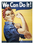 WWII: Rosie The Riveter Giclee Print