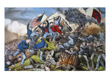 Battle Of Chattanooga 1863 Giclee-trykk av Currier & Ives Battle Of Chattanooga 1863 Giclee-trykk av Currier & Ives
