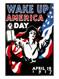 Wake Up America Day, 1917 Giclée-Druck von James Montgomery Flagg