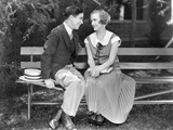 Silent Film Still: Couples Photographic Print