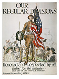 World War I: U.S. Army Giclee Print by James Montgomery Flagg
