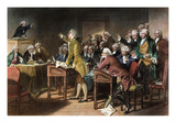 Stamp Act: Patrick Henry reproduction procédé giclée par Adolphe Mouron Cassandre