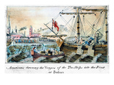 The Boston Tea Party, 1773 Lámina giclée por Henri Rousseau The Boston Tea Party, 1773 Lámina giclée por Henri Rousseau