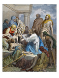 Dor?: Jesus Healing Sick Impressão giclée por Gustave Dore Dor?: Jesus Healing Sick Impressão giclée por Gustave Dore