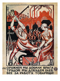 Russia: Soviet Poster, 1920 Giclee Print by Nikolai Kogout