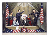 Lincoln Assassination reproduction procédé giclée par Rene Magritte