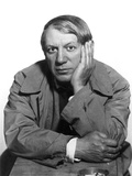 Pablo Picasso (1881-1973) Fotografisk tryk af Man Ray