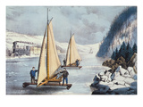Currier & Ives Winter Scene reproduction procédé giclée par Marc Chagall