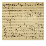 Mozart: Requiem Excerpt Gicléedruk van Jean-Nicolas Le Rouge