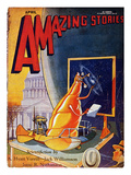 Science Fiction Cover, 1930 Impressão giclée por Frank R. Paul Science Fiction Cover, 1930 Impressão giclée por Frank R. Paul