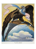 American Imperialism, 1904 Impressão giclée por Joseph Keppler