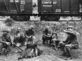 Group Of Hoboes, 1920S Photographic Print by Peter Paul Rubens
