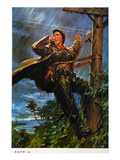 China: Poster, 1973 reproduction procédé giclée par Georges de La Tour