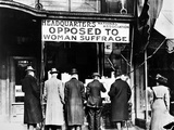 Anti-Suffrage Association Fotografisk trykk av Hermenegildo Bustos