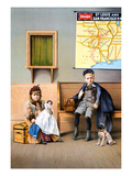 Railroad Poster, 1898 Giclee Print