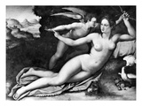 Venus And Cupid Giclee Print by Alessandro Allori