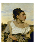Delacroix: Orphan, 1824 reproduction procédé giclée par Eugene Delacroix