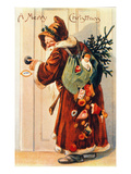 Christmas Card Giclée-Druck von Theodor de Bry