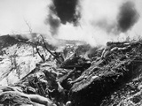 Korean War: Trenches, 1952 Photographic Print