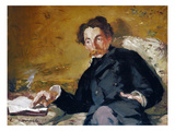 Stephane Mallarme Giclee Print by Edouard Manet