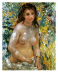 Renoir: Torso, C1876 reproduction procédé giclée par Pierre-Auguste Renoir