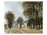 Sisley: Louveciennes, C1874 Giclee-trykk av Alfred Sisley