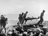 Korean War: Wounded Photographic Print