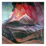 Atl: Volcano, 1943 Giclee Print by Gerardo Murillo