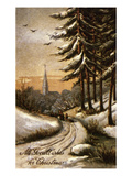 American Christmas Card reproduction procédé giclée par Max Pechstein