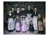 Fautrier: Sunday Stroll Giclee Print by Jean Fautrier