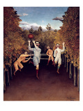 Rousseau: Football, 1908 reproduction procédé giclée par Henri Rousseau