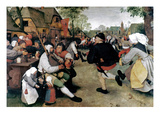 Bruegel: Peasant Dance Giclee Print by Pieter Bruegel the Elder
