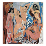 Picasso: Les Demoiselles reproduction procédé giclée par Pablo Picasso