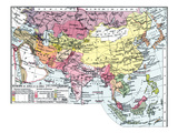 Map: Europe In Asia Giclee Print
