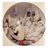 Ingres: Turkish Bath reproduction procédé giclée par Jean-Auguste-Dominique Ingres