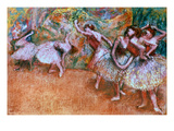 Degas: Ballet Scene reproduction procédé giclée par Edgar Degas
