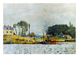Sisley: Boats, 1873 Giclee Print by Alfred Sisley