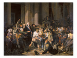 France: Bread Riot, 1793 reproduction procédé giclée par Louis Leopold Boilly