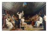 Tepidarium, 1853 Giclee-trykk av Theodore Chasseriau Tepidarium, 1853 Giclee-trykk av Theodore Chasseriau
