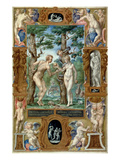 Adam & Eve, 1546 Lámina giclée por El Greco