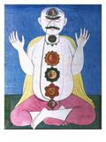 Hindu Chakras Wheels Giclée-Druck von Claude Monet