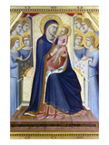 Lorenzetti: Madonna reproduction procédé giclée par Pietro Lorenzetti