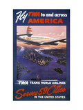 Trans-World Airlines 1950S Giclee Print